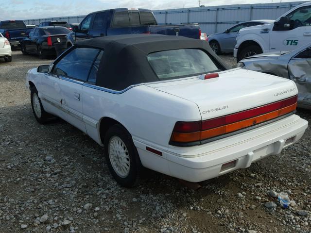 1C3EU4534SF564274 - 1995 CHRYSLER LEBARON GT WHITE photo 3