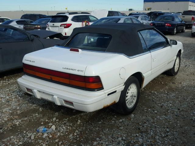 1C3EU4534SF564274 - 1995 CHRYSLER LEBARON GT WHITE photo 4