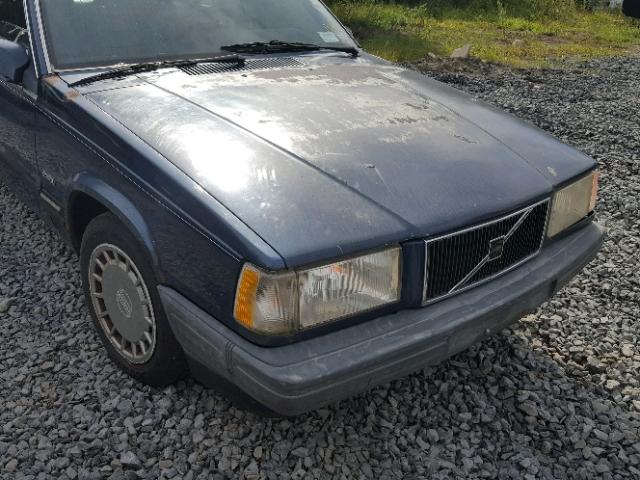 YV1FA8846L3485545 - 1990 VOLVO 740 BASE BLUE photo 9