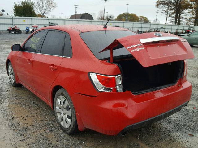 JF1GE616X9H515243 - 2009 SUBARU IMPREZA 2. RED photo 3