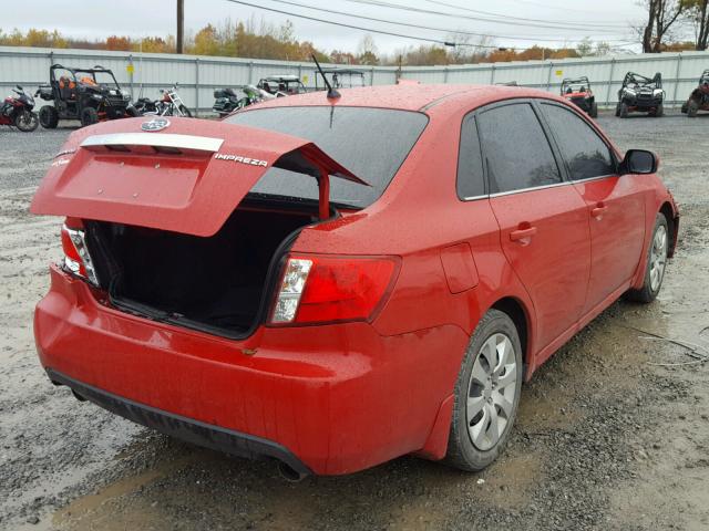 JF1GE616X9H515243 - 2009 SUBARU IMPREZA 2. RED photo 4