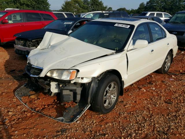 19UUA5666YA038282 - 2000 ACURA 3.2TL WHITE photo 2