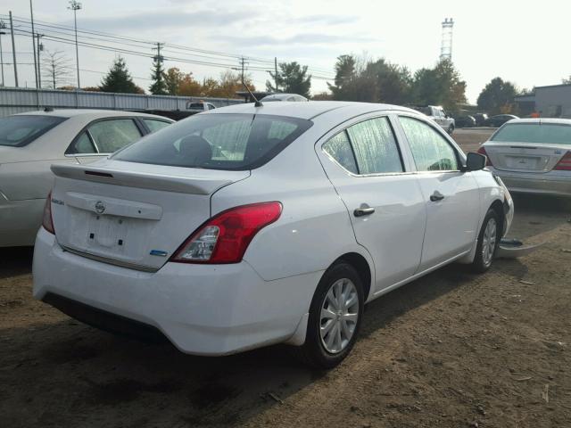 3N1CN7AP7GL878205 - 2016 NISSAN VERSA S WHITE photo 4