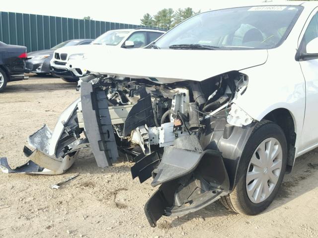 3N1CN7AP7GL878205 - 2016 NISSAN VERSA S WHITE photo 9