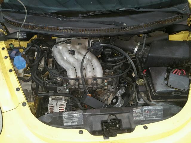 3VWCA21C2YM453041 - 2000 VOLKSWAGEN NEW BEETLE 黄色 照片 7