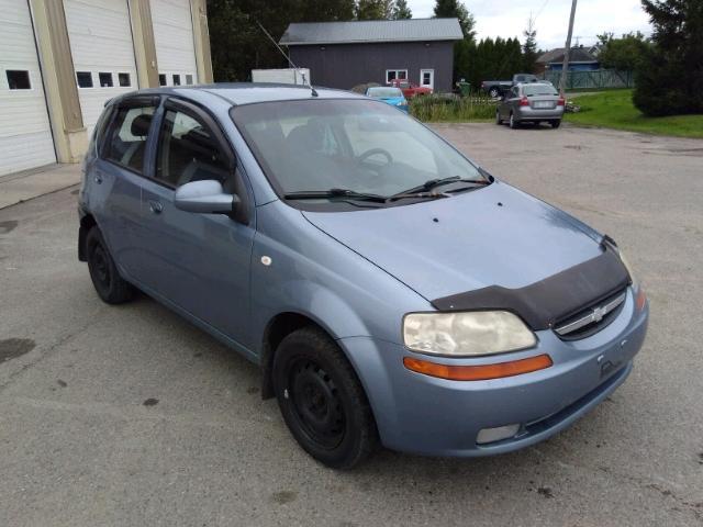 KL1TD69656B544123 - 2006 CHEVROLET AVEO BASE Көк фото 1