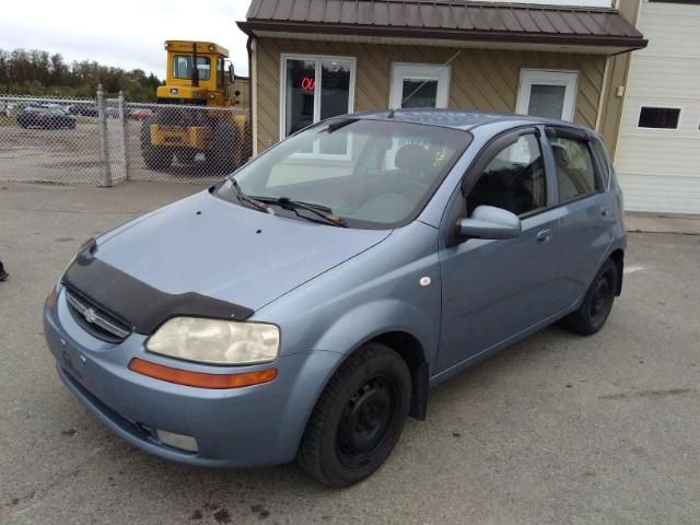 KL1TD69656B544123 - 2006 CHEVROLET AVEO BASE Көк фото 2