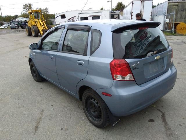 KL1TD69656B544123 - 2006 CHEVROLET AVEO BASE Көк фото 3