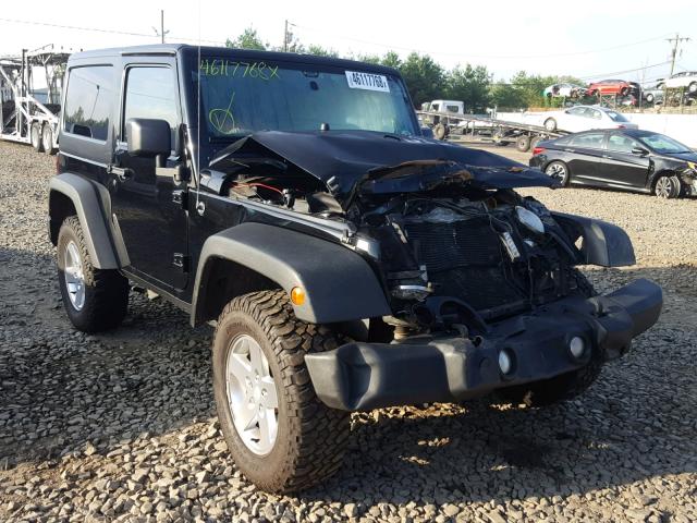 1C4AJWAG4DL599988 - 2013 JEEP WRANGLER S BLACK photo 1