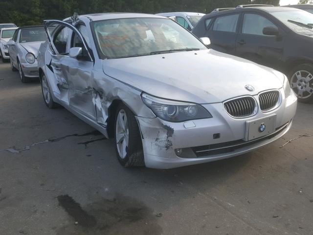 WBANV13588CZ60369 - 2008 BMW 528 XI SILVER photo 1