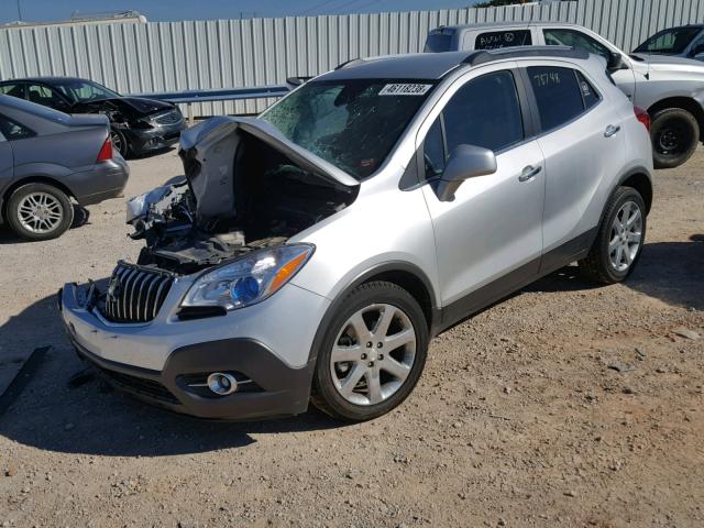 KL4CJBSB9DB207723 - 2013 BUICK ENCORE CON GRAY photo 2