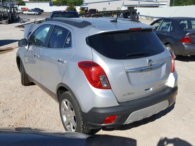 KL4CJBSB9DB207723 - 2013 BUICK ENCORE CON GRAY photo 3