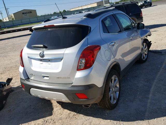 KL4CJBSB9DB207723 - 2013 BUICK ENCORE CON GRAY photo 4