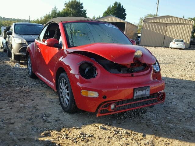 3VWCM31Y75M364571 - 2005 VOLKSWAGEN NEW BEETLE Qırmızı foto 1
