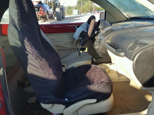 3VWCM31Y75M364571 - 2005 VOLKSWAGEN NEW BEETLE Qırmızı foto 5