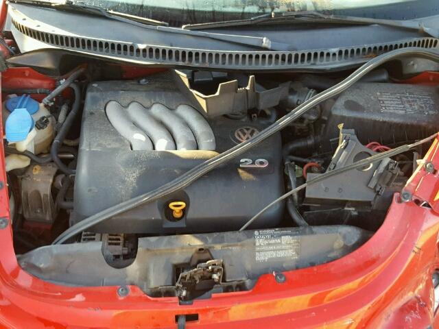 3VWCM31Y75M364571 - 2005 VOLKSWAGEN NEW BEETLE Qırmızı foto 7