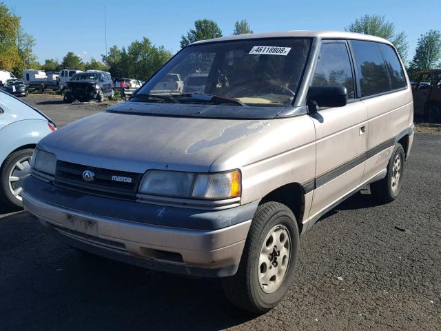 JM3LV5230R0609306 - 1994 MAZDA MPV WAGON BROWN photo 2