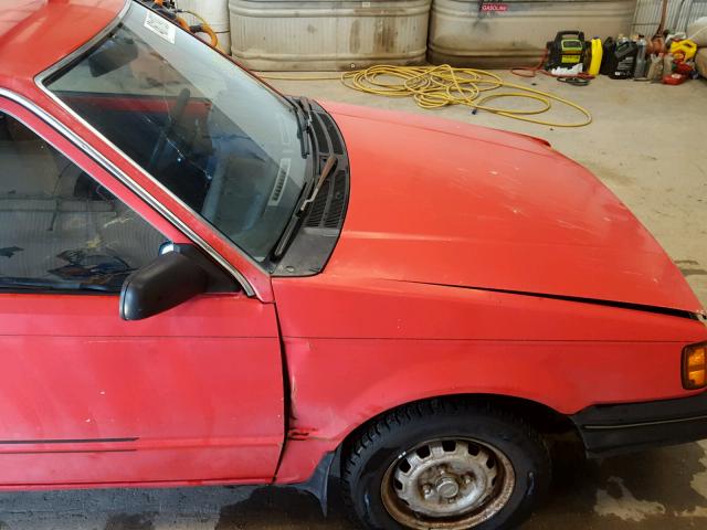 JM1BF2324G0115243 - 1986 MAZDA 323 RED photo 9