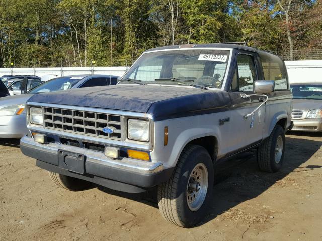 1FMCU14T8JUB54988 - 1988 FORD BRONCO II TWO TONE photo 2