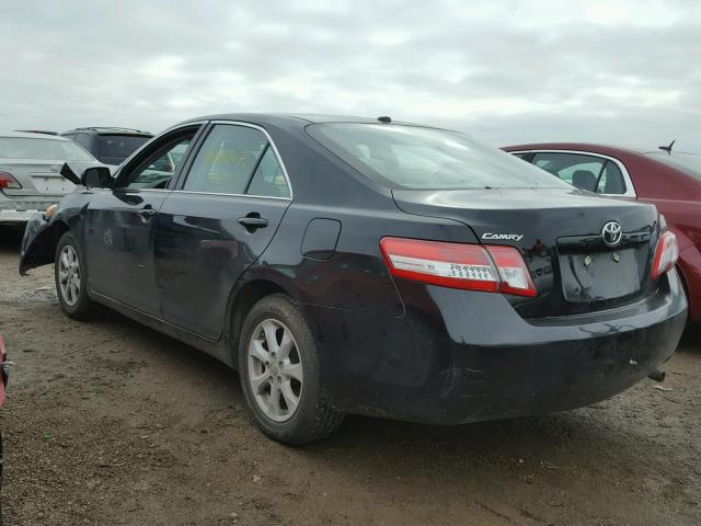 4T4BF3EK3BR215243 - 2011 TOYOTA CAMRY BASE BLACK photo 3