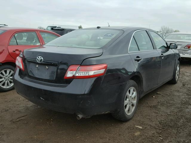 4T4BF3EK3BR215243 - 2011 TOYOTA CAMRY BASE BLACK photo 4