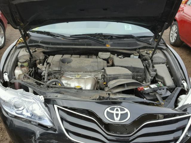4T4BF3EK3BR215243 - 2011 TOYOTA CAMRY BASE BLACK photo 7