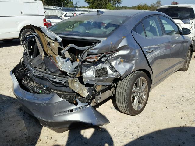 5NPD84LF3HH028651 - 2017 HYUNDAI ELANTRA SE SILVER photo 4