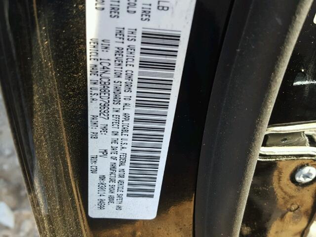 1C4NJCBA8ED796927 - 2014 JEEP COMPASS SP BLACK photo 10