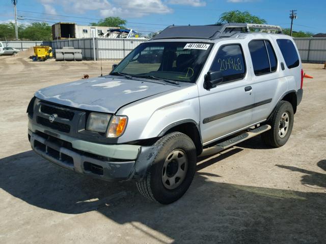 5N1ED28T9YC527433 - 2000 NISSAN XTERRA SILVER photo 2