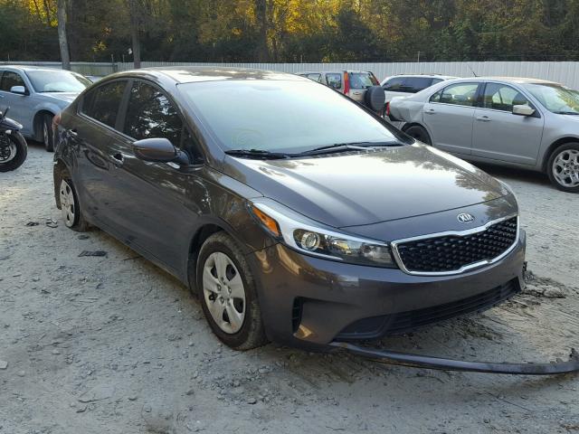 3KPFK4A71HE077826 - 2017 KIA FORTE LX BROWN photo 1