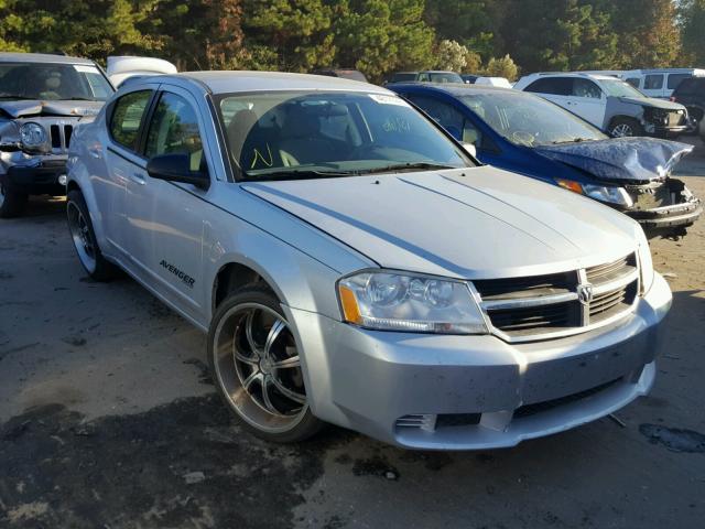 1B3LC56K68N245301 - 2008 DODGE AVENGER SX SILVER photo 1