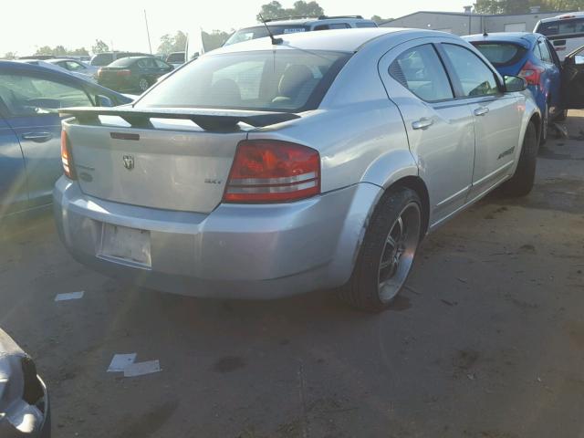 1B3LC56K68N245301 - 2008 DODGE AVENGER SX SILVER photo 4