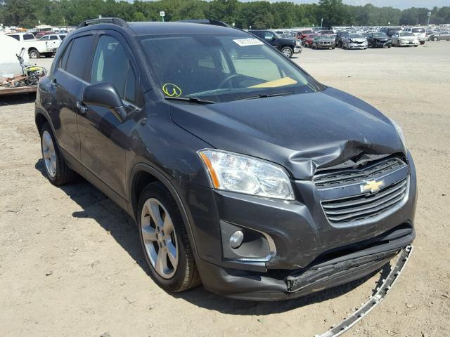 3GNCJMSBXGL180625 - 2016 CHEVROLET TRAX LTZ GRAY photo 1