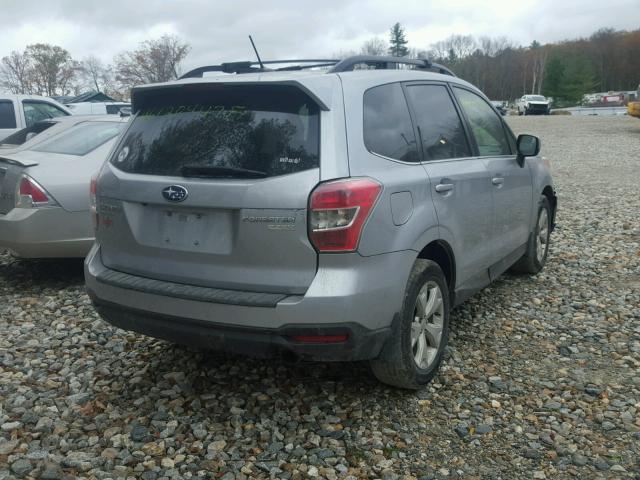 JF2SJAJC3EH518540 - 2014 SUBARU FORESTER 2 SILVER photo 4