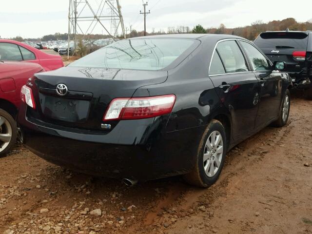 4T1BB46K88U038174 - 2008 TOYOTA CAMRY HYBR BLACK photo 4