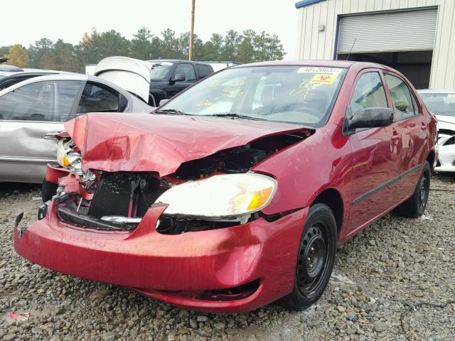 2T1BR32EX6C629725 - 2006 TOYOTA COROLLA CE MAROON photo 2