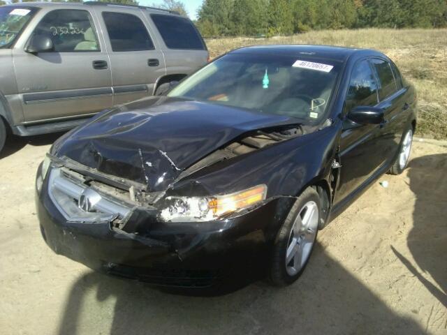 19UUA66284A064721 - 2004 ACURA TL BLACK photo 2