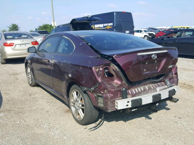 JTKDE177260098493 - 2006 TOYOTA SCION TC 勃艮第红 照片 3
