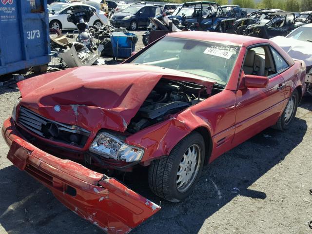 WDBFA67F8WF163259 - 1998 MERCEDES-BENZ SL 500 RED photo 2