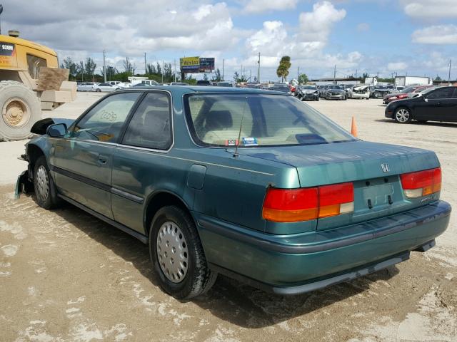 1HGCB7153PA008450 - 1993 HONDA ACCORD LX GREEN photo 3