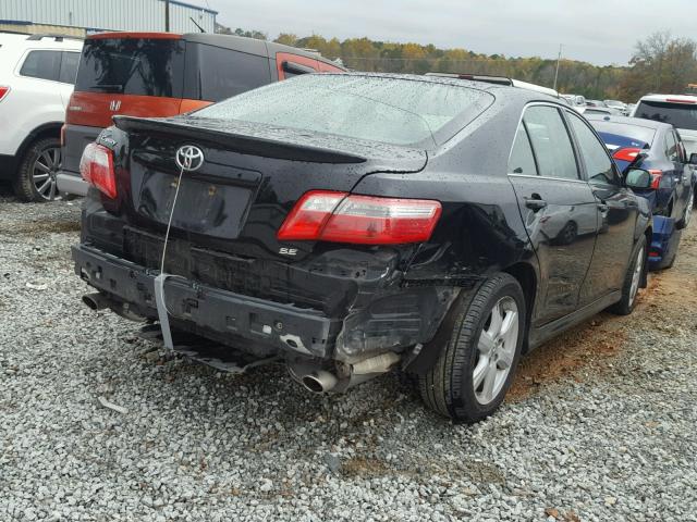 4T1BK46K47U042043 - 2007 TOYOTA CAMRY NEW BLACK photo 4