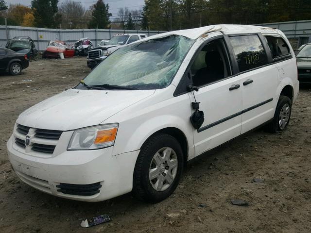 1D8HN44H38B192317 - 2008 DODGE GRAND CARA WHITE photo 2