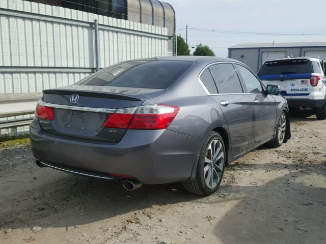 1HGCR3F89DA045621 - 2013 HONDA ACCORD EXL GRAY photo 4