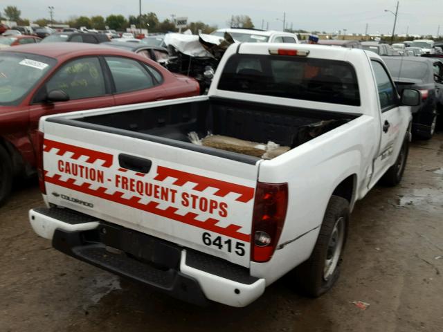 1GCCSBD94A8125467 - 2010 CHEVROLET COLORADO WHITE photo 4