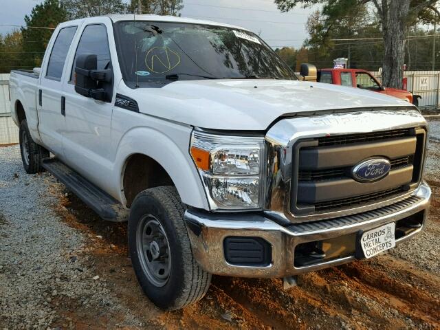 1FT7W2B63GEB58274 - 2016 FORD F250 SUPER WHITE photo 1