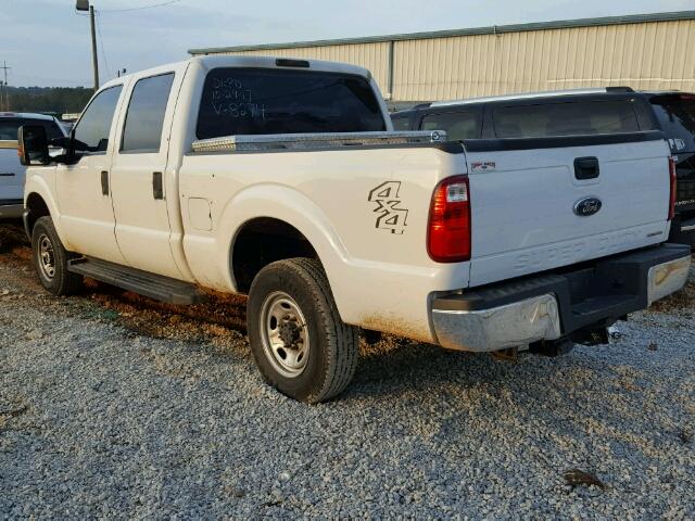 1FT7W2B63GEB58274 - 2016 FORD F250 SUPER WHITE photo 3