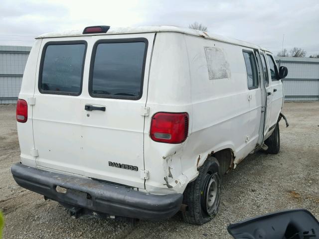 2B7JB21Y81K555633 - 2001 DODGE RAM VAN B2 WHITE photo 4