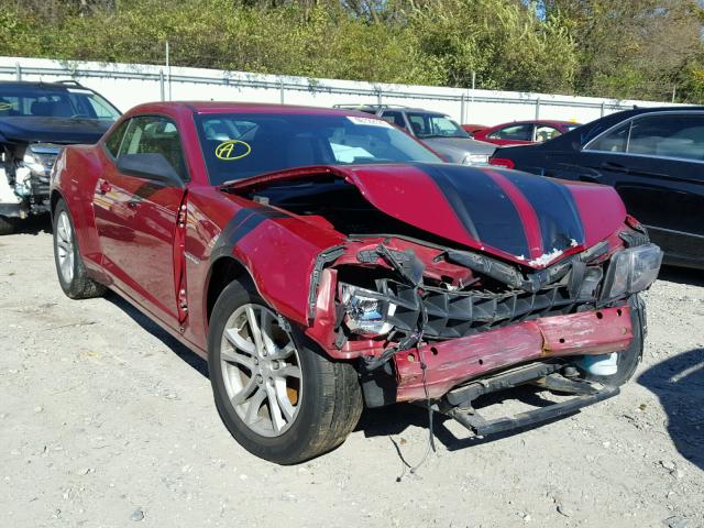 2G1FB1E39D9222229 - 2013 CHEVROLET CAMARO LT MAROON photo 1