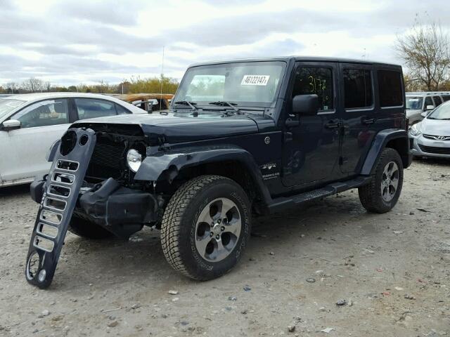 1C4BJWEG3HL689380 - 2017 JEEP WRANGLER U GRAY photo 2