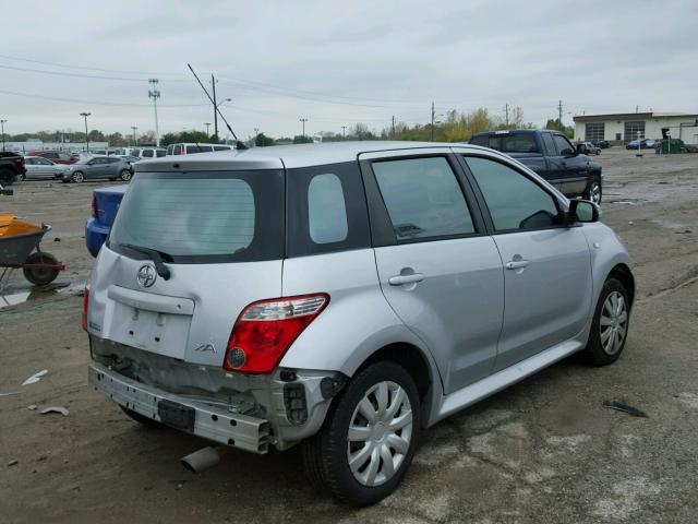 JTKKT624160153037 - 2006 TOYOTA SCION XA SILVER photo 4